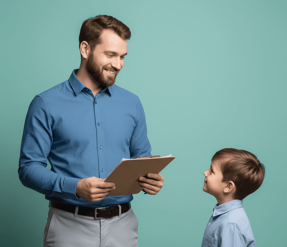 Collage of happy children