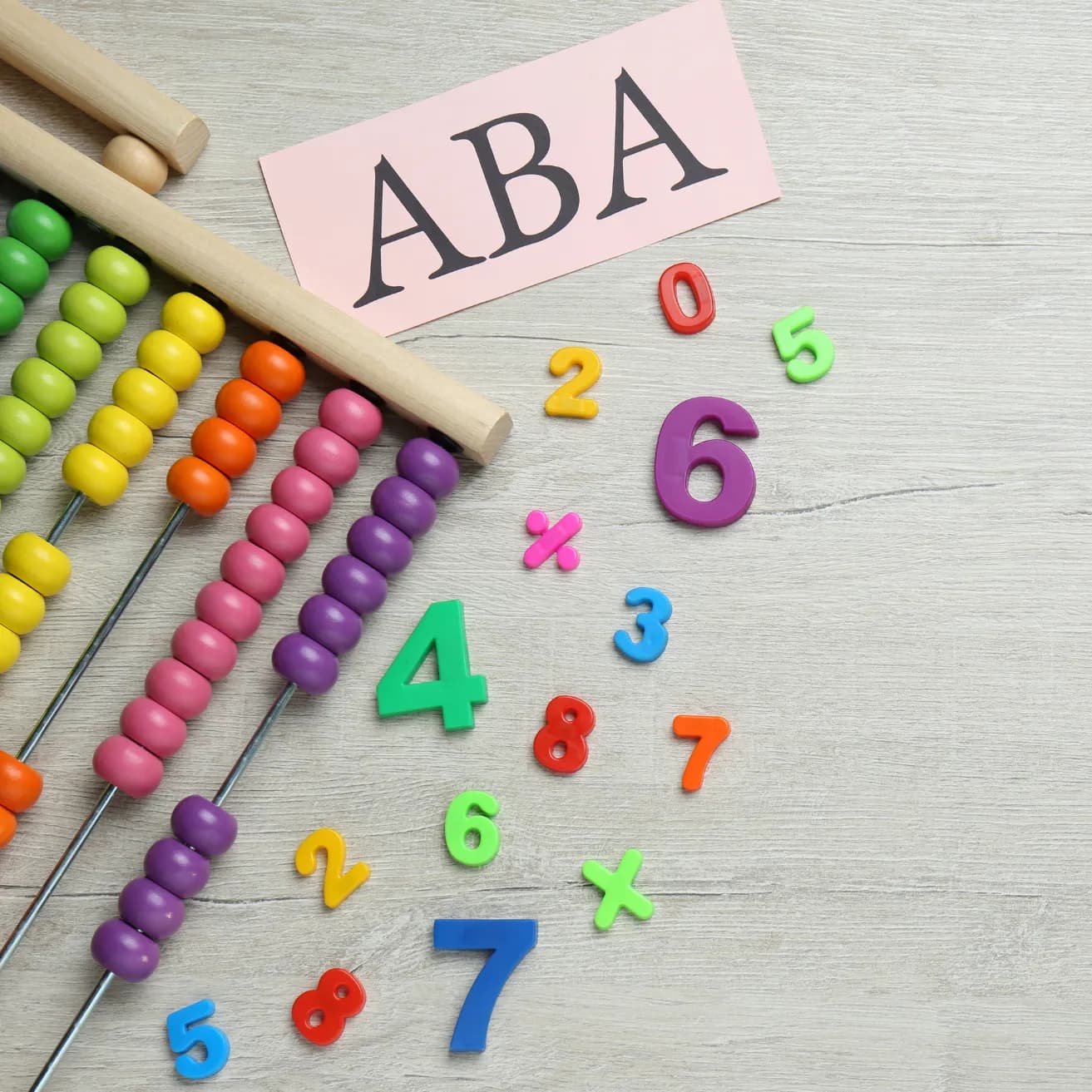 Child in an ABA therapy session