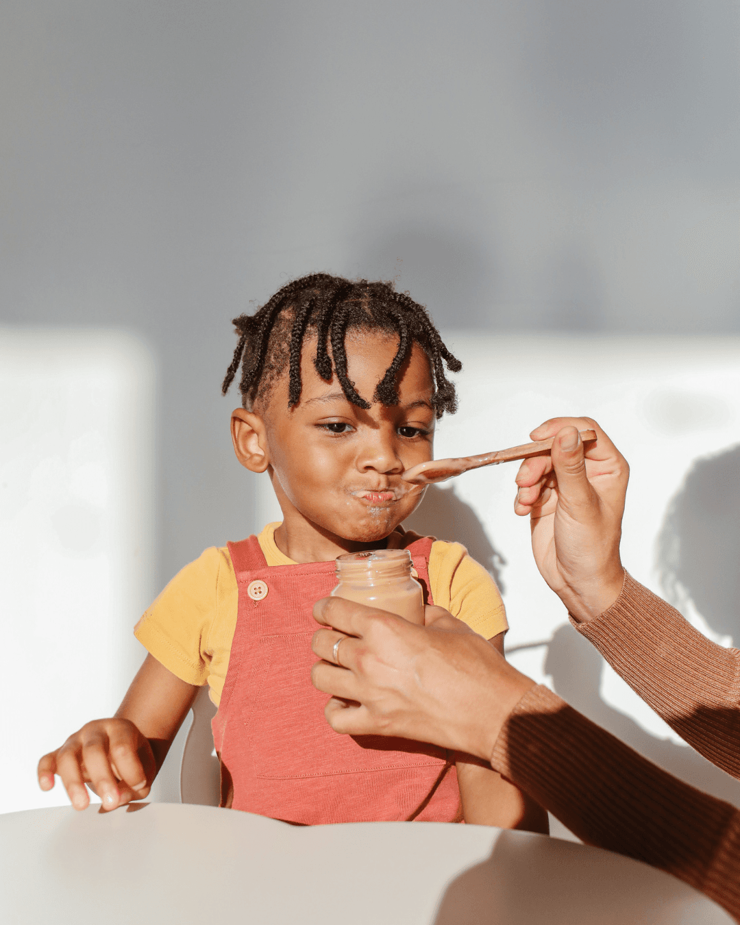 Child at mealtime