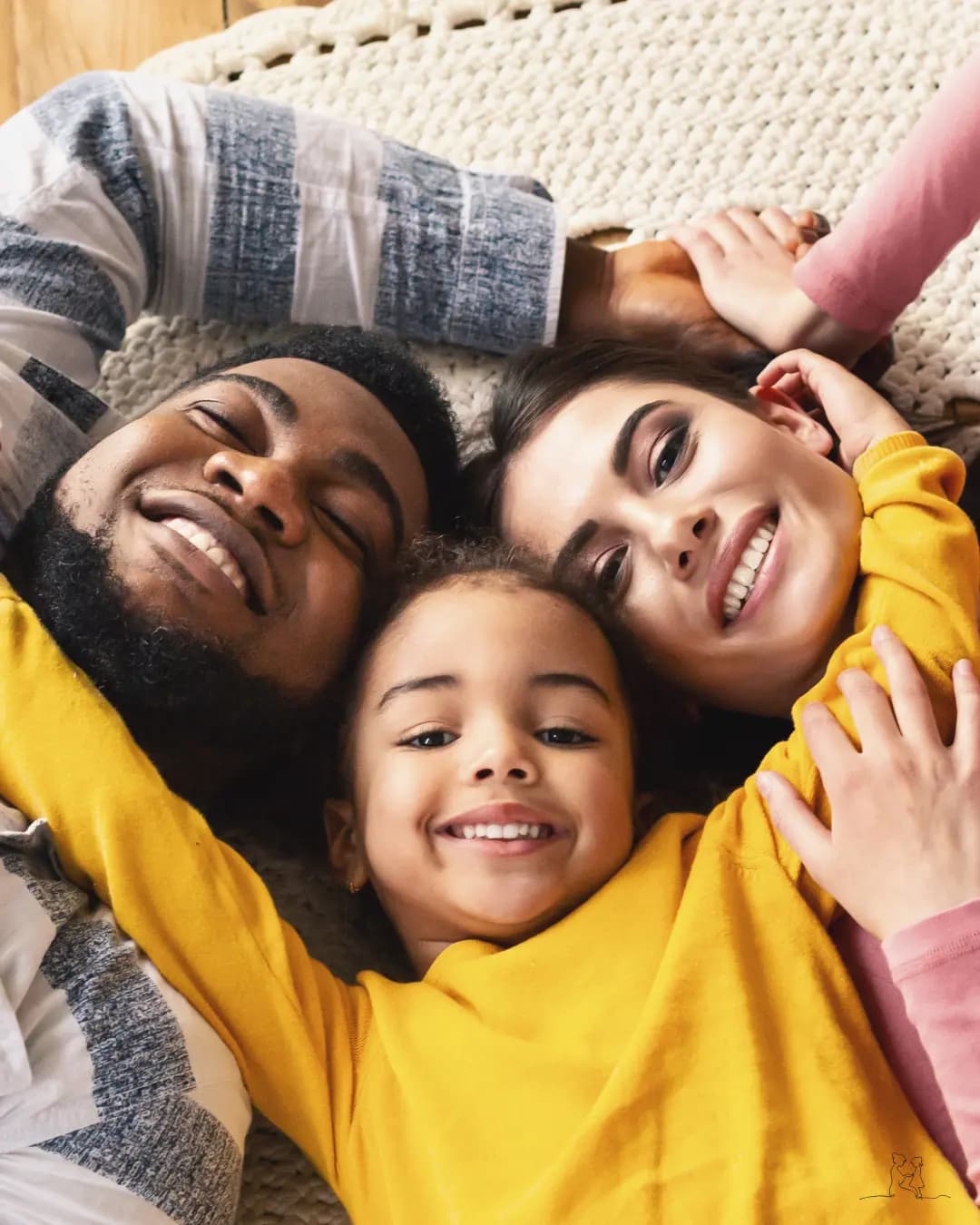 Miami family and child receiving pediatric care
